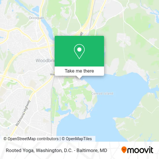 Rooted Yoga map