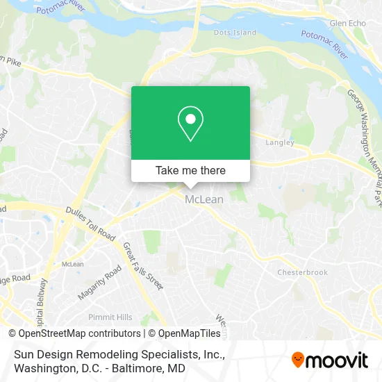Sun Design Remodeling Specialists, Inc. map