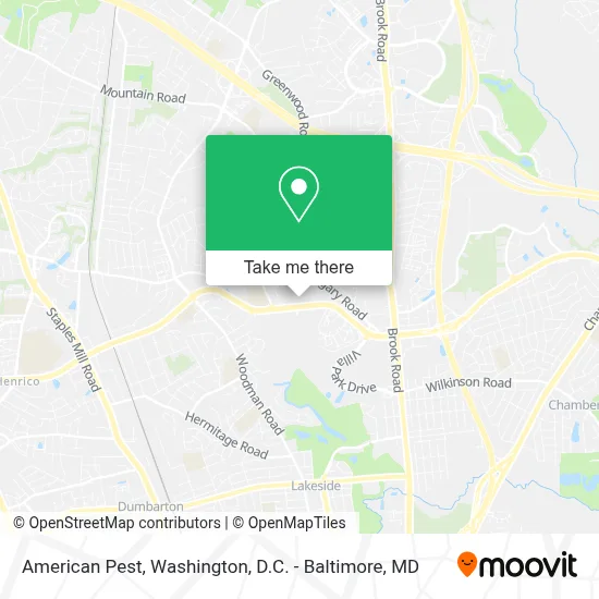 American Pest map
