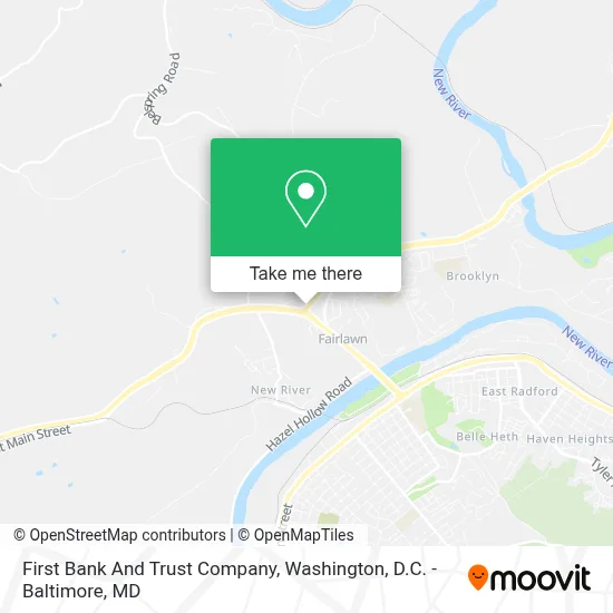 First Bank And Trust Company map
