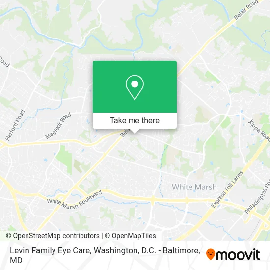 Levin Family Eye Care map