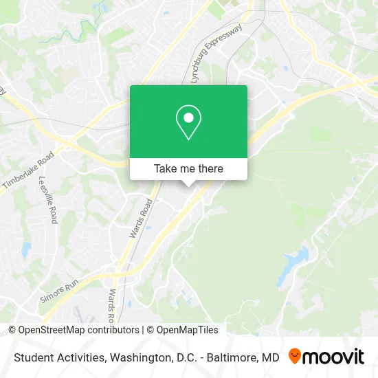 Student Activities map