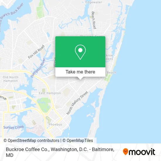 Buckroe Coffee Co. map