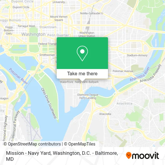 Mission - Navy Yard map