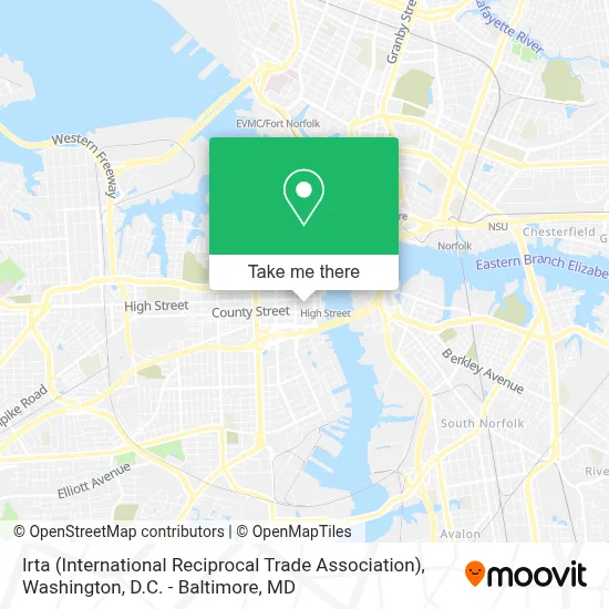 Irta (International Reciprocal Trade Association) map