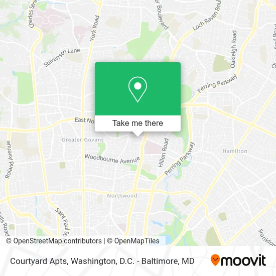 Courtyard Apts map