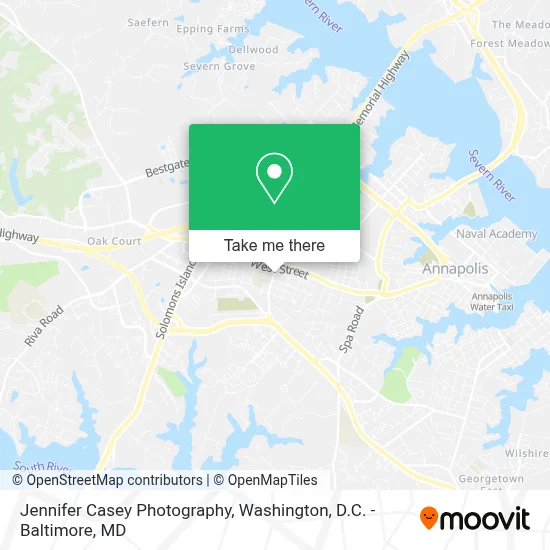 Jennifer Casey Photography map