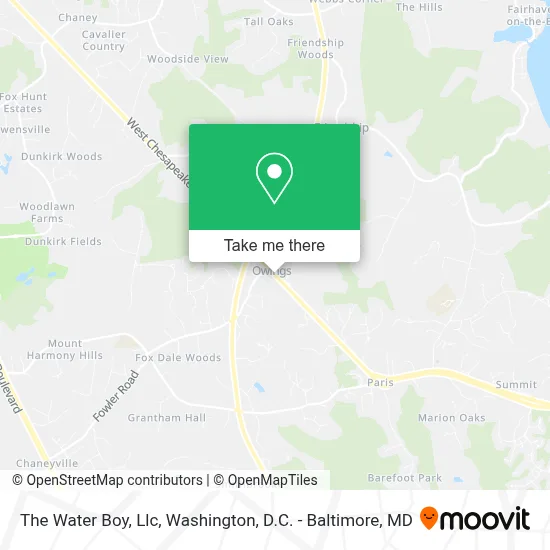 The Water Boy, Llc map