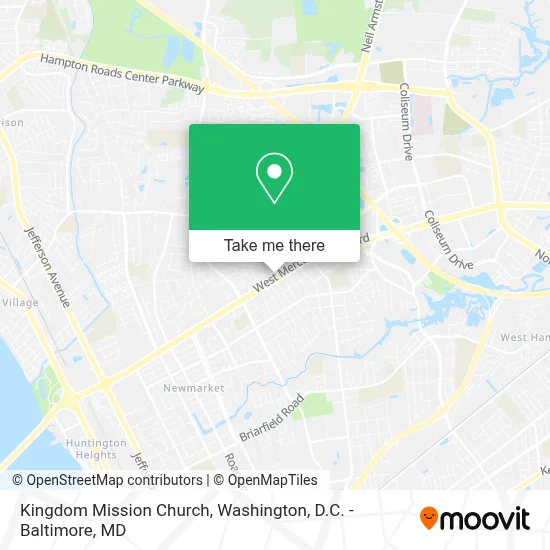 Kingdom Mission Church map