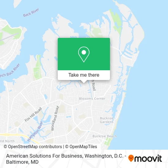 American Solutions For Business map