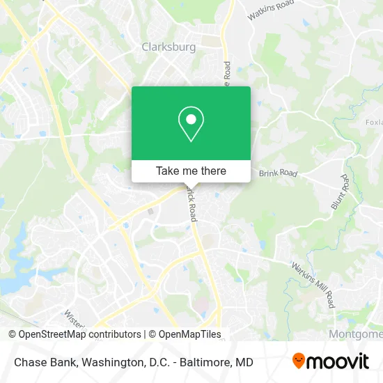 Chase Bank map