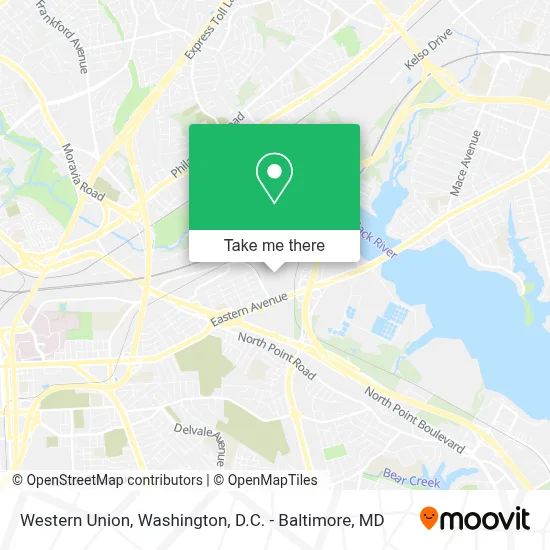 Western Union map
