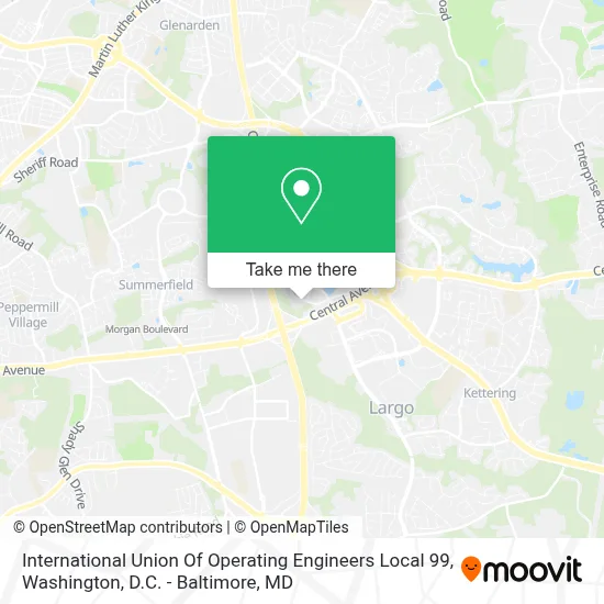 International Union Of Operating Engineers Local 99 map