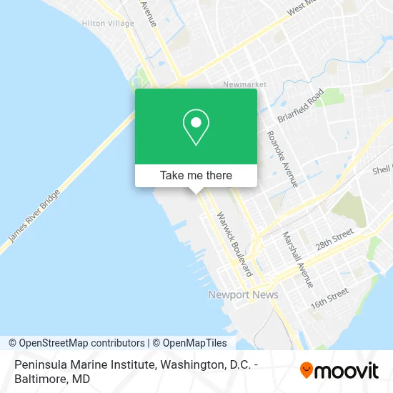 Peninsula Marine Institute map