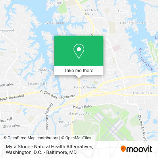 Myra Stone - Natural Health Alternatives map