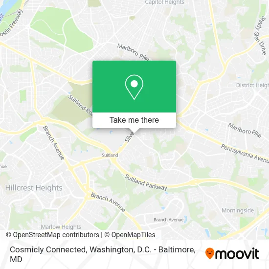 Cosmicly Connected map