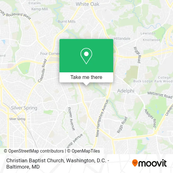 Christian Baptist Church map