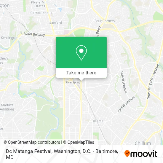 Dc Matanga Festival map