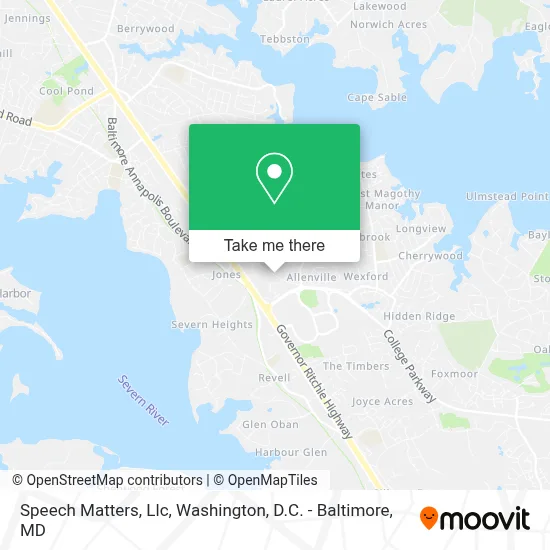 Speech Matters, Llc map