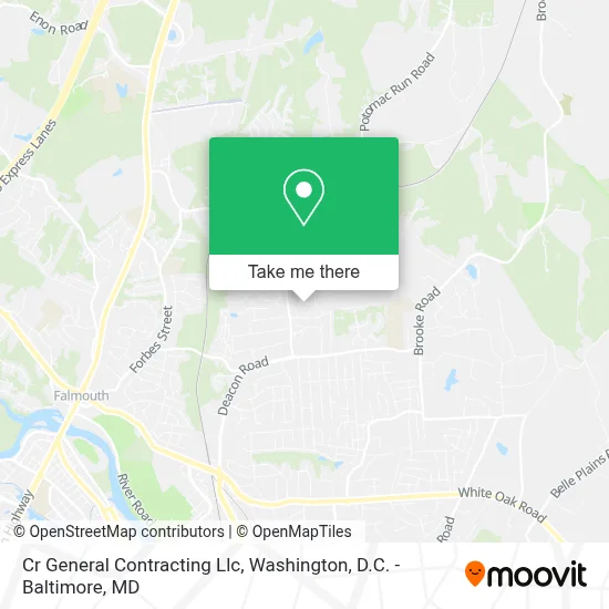Cr General Contracting Llc map