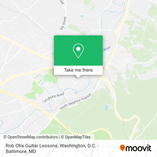 Rob Otis Guitar Lessons map