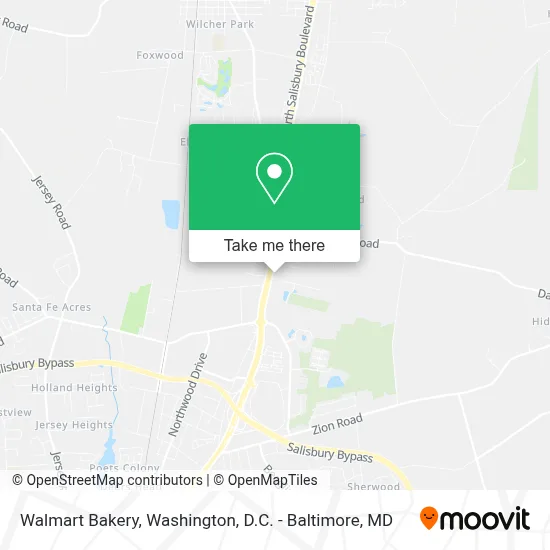 Walmart Bakery map