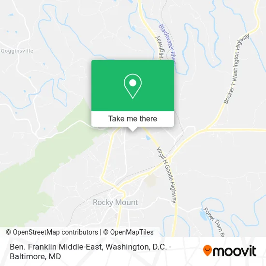 Ben. Franklin Middle-East map