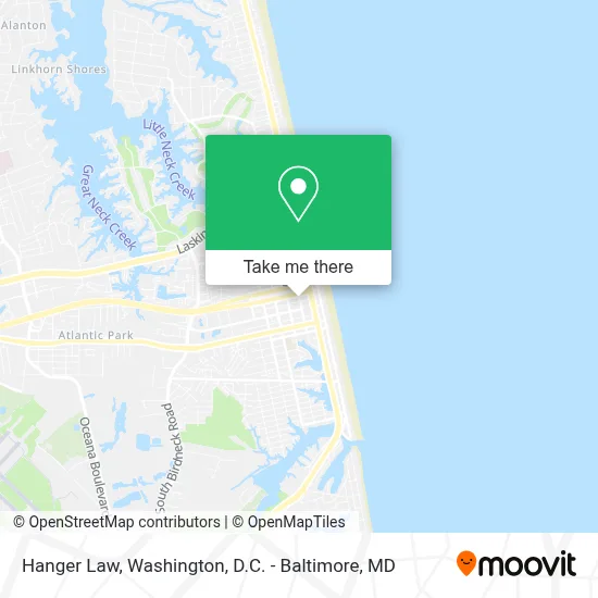 Hanger Law map