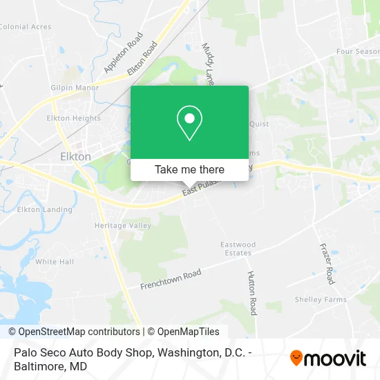 Palo Seco Auto Body Shop map