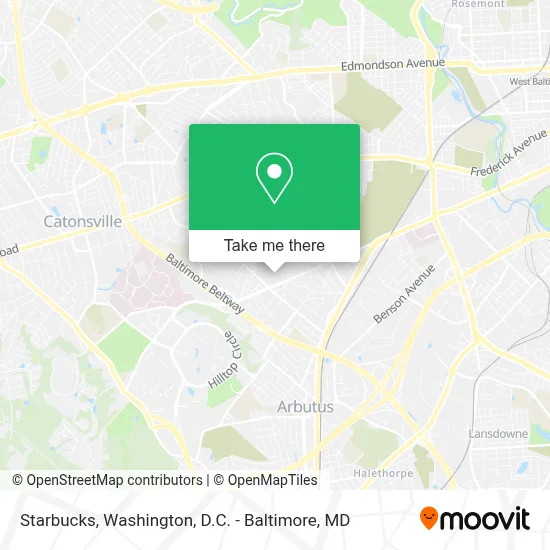 Starbucks map
