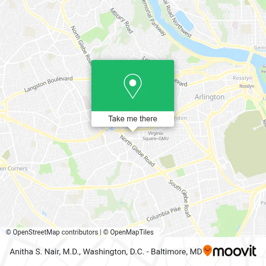 Anitha S. Nair, M.D. map