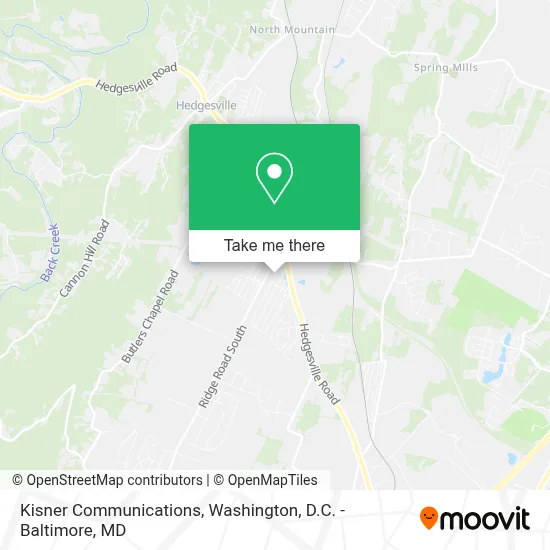 Kisner Communications map