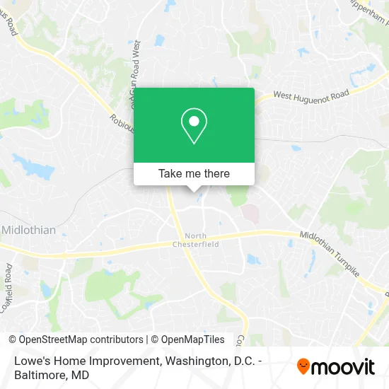 Lowe's Home Improvement map