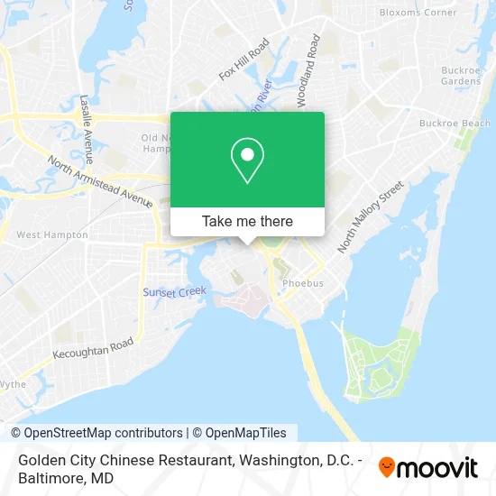 Golden City Chinese Restaurant map