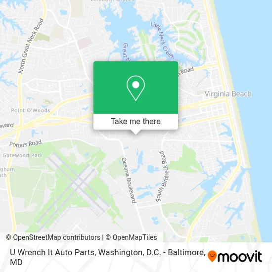 U Wrench It Auto Parts map