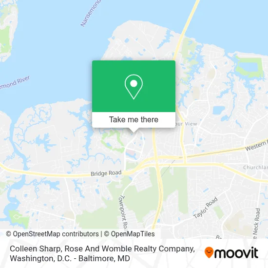 Colleen Sharp, Rose And Womble Realty Company map