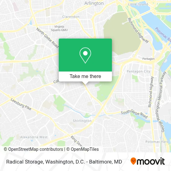 Radical Storage map