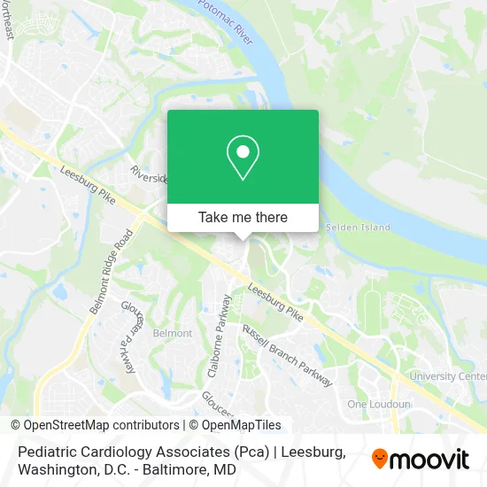 Pediatric Cardiology Associates (Pca) | Leesburg map