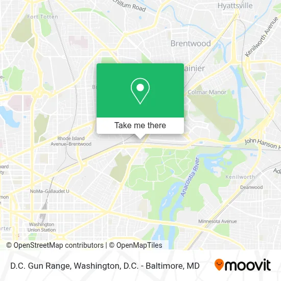 D.C. Gun Range map