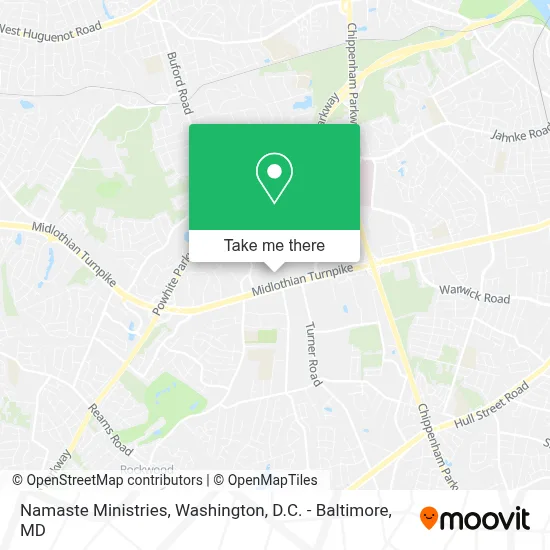 Namaste Ministries map