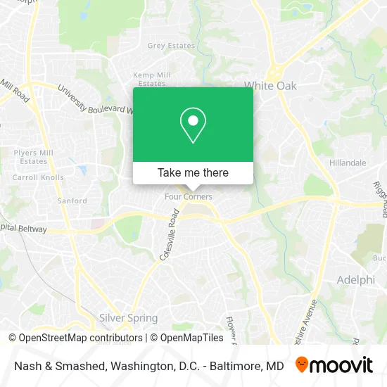 Nash & Smashed map