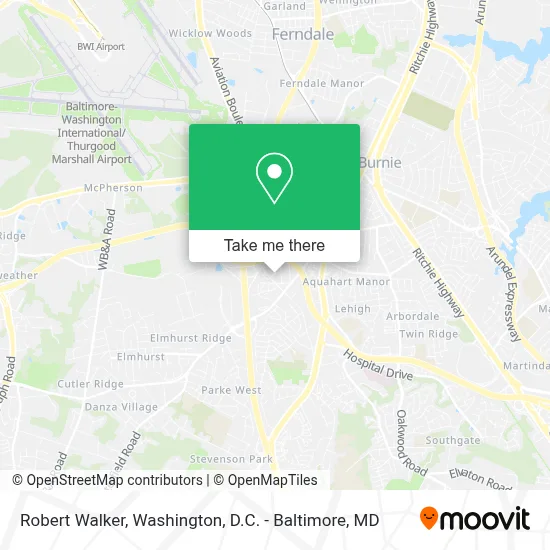 Robert Walker map