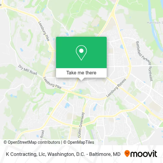 K Contracting, Llc map
