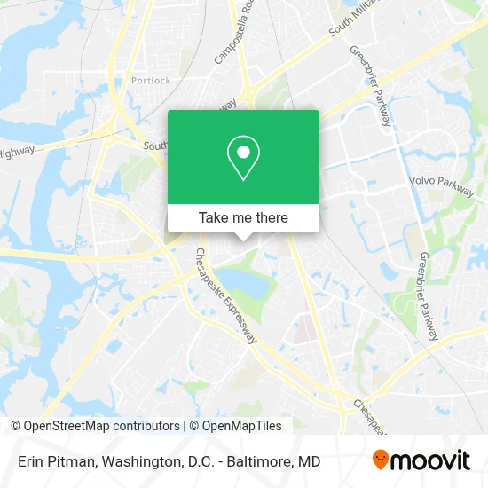 Erin Pitman map