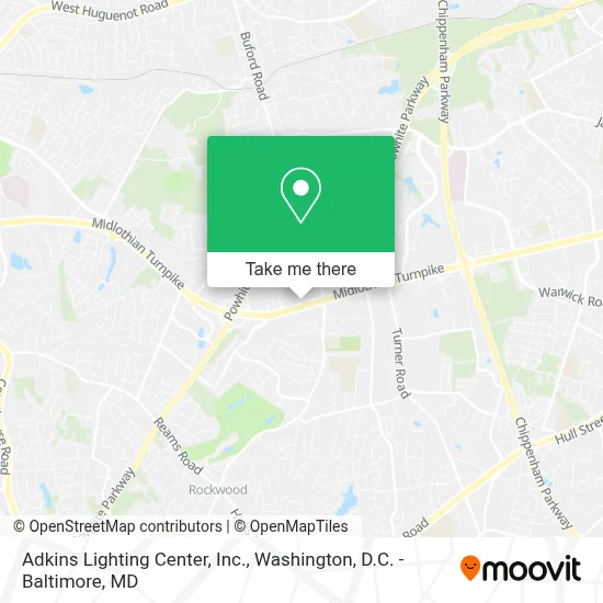 Adkins Lighting Center, Inc. map