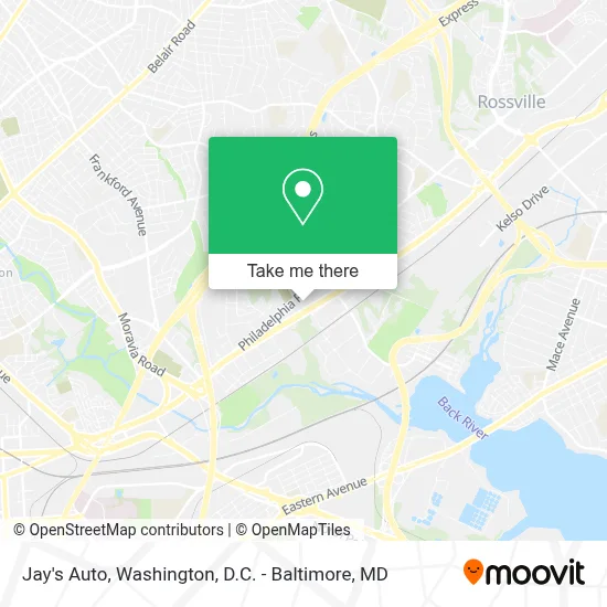 Jay's Auto map