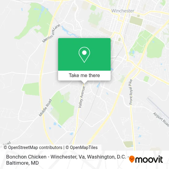Bonchon Chicken - Winchester, Va map