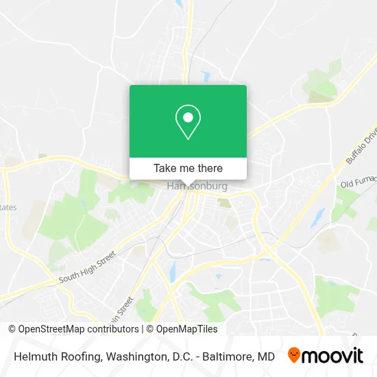 Helmuth Roofing map