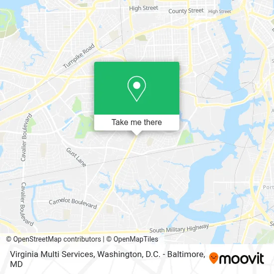 Virginia Multi Services map