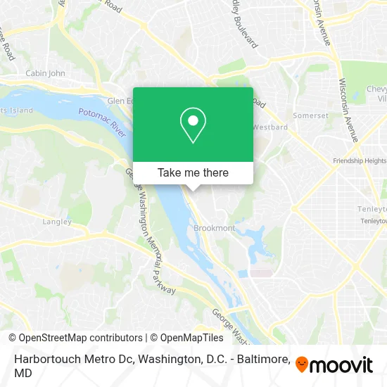 Harbortouch Metro Dc map